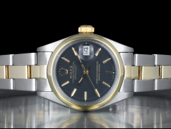 Rolex Date Lady 26 Nero Oyster Matt Black Onyx Dial Gold And Steel 6916